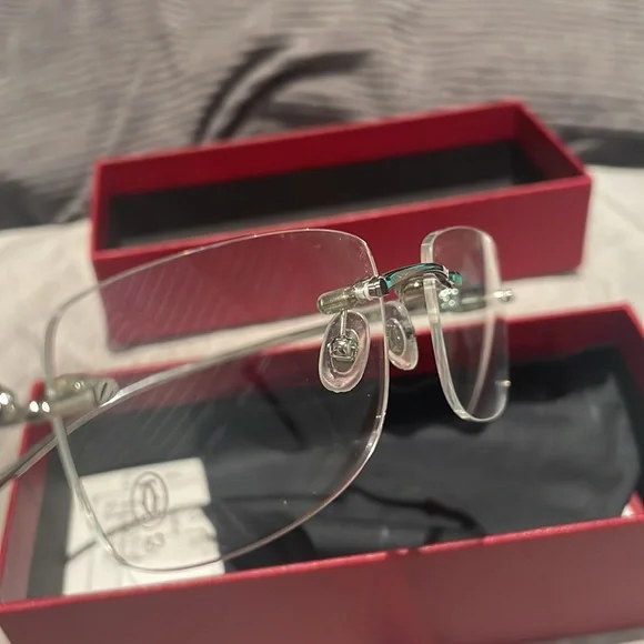 Jaguar frame Cartier Glasses - Picture 6 of 6